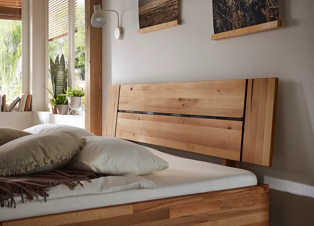 Massivholzbett Coroo II | Braun