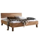 Massivholzbett Coroo I | Braun