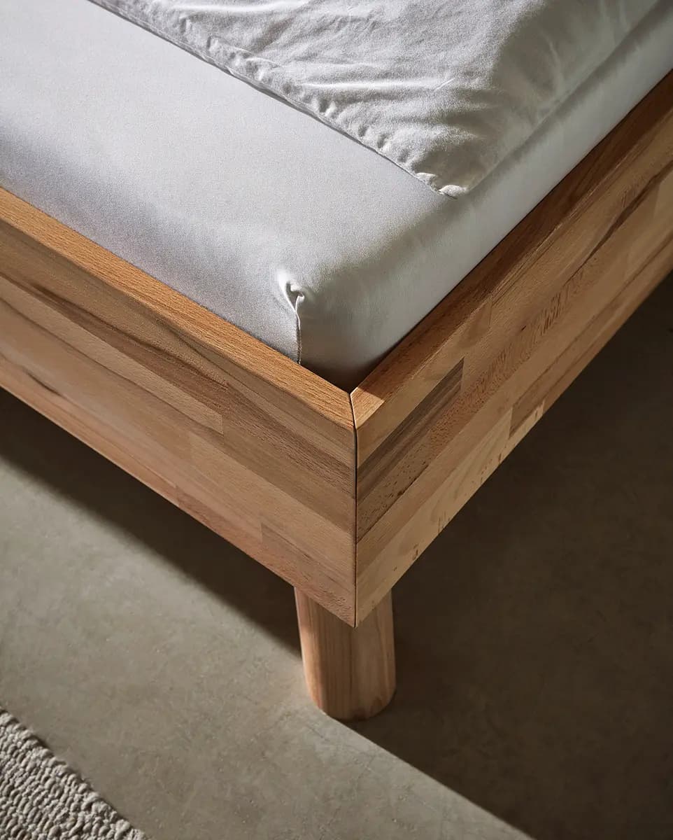 Massivholzbett Coroo I | Braun