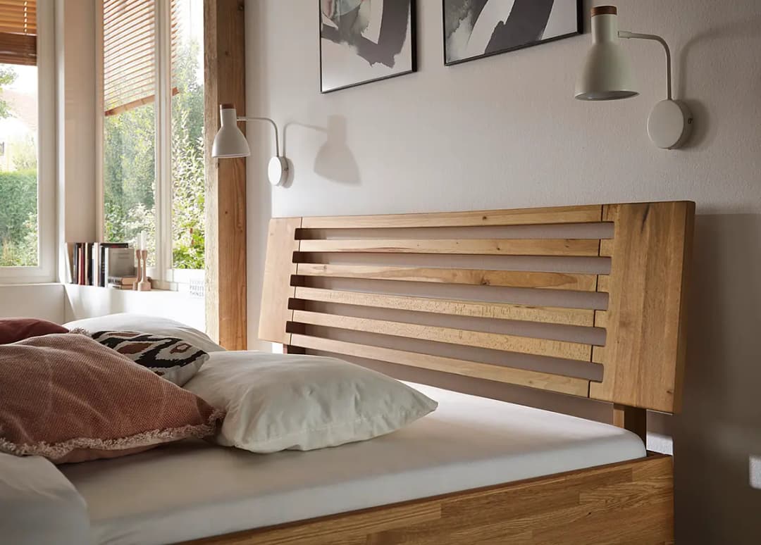 Massivholzbett Coroo III | Braun