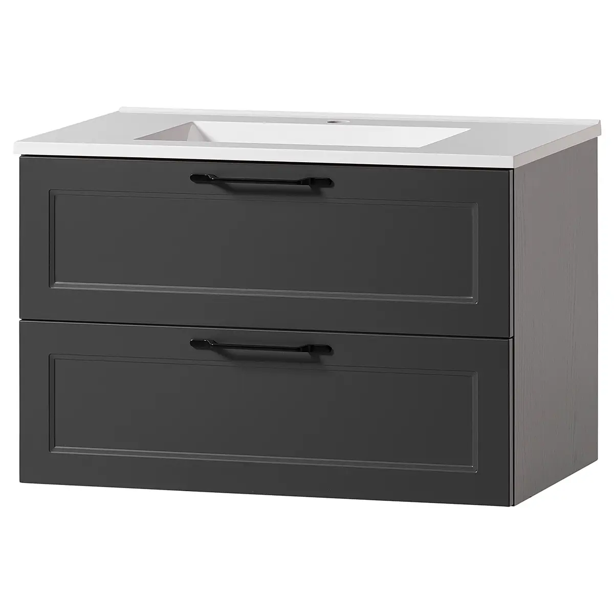 Waschtisch I 80 x 54 x 47cm Grau/Matt Grau | Grau