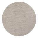 Kurzflorteppich Weiß/Weiß/Beige 120 x 120cm Mischgewebe