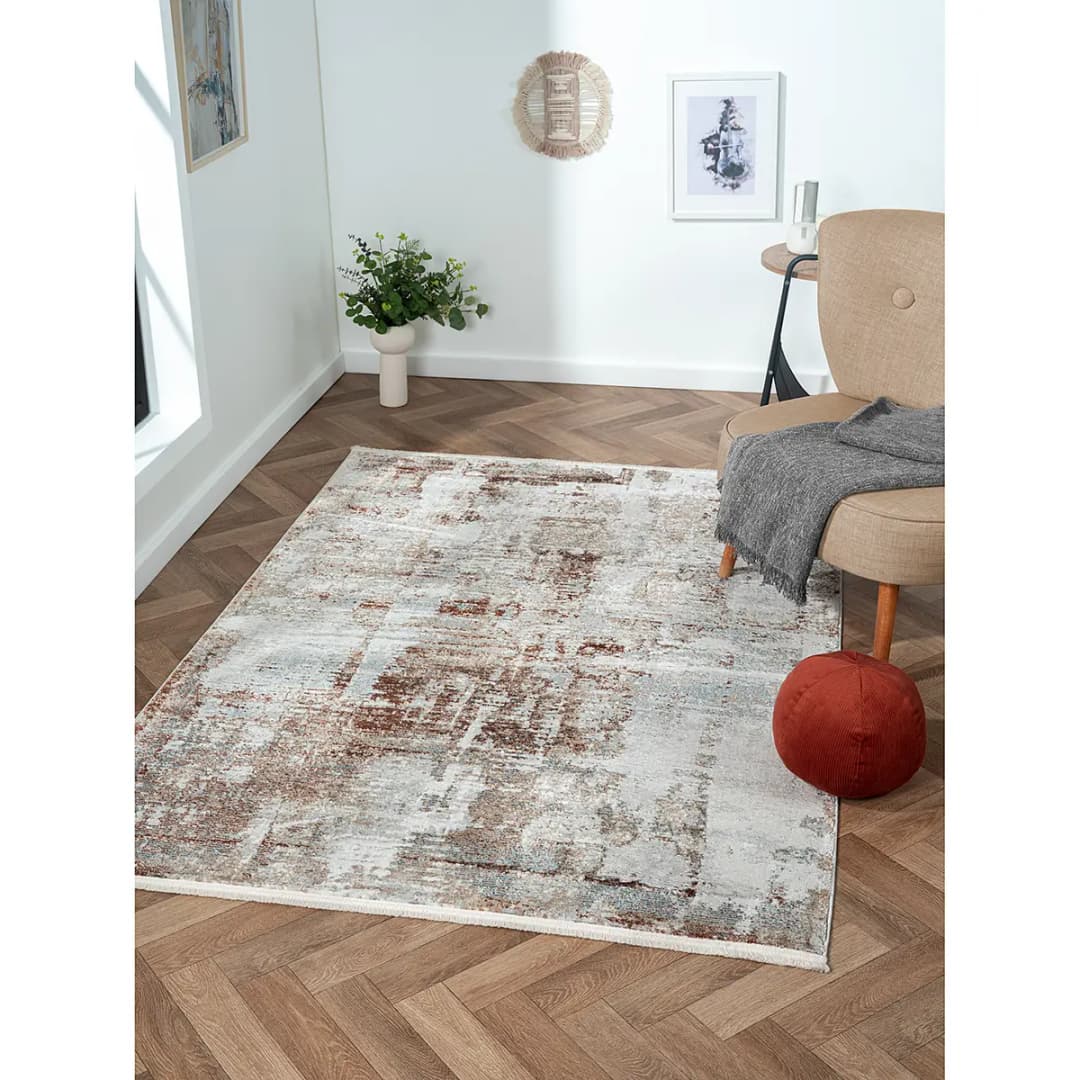 Kurzflorteppich Esme II | Beige
