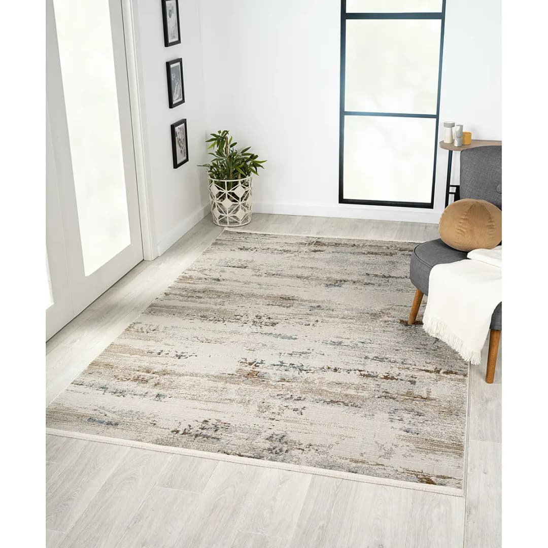 Kurzflorteppich Esme I Beige 160 x 230cm Mischgewebe | Beige