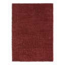 Hochflorteppich 160 x 230cm Rot/Weinrot | Rot