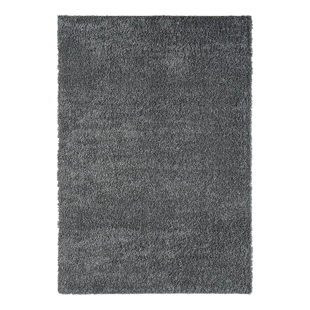 Hochflorteppich 200 x 290cm Grau | Grau