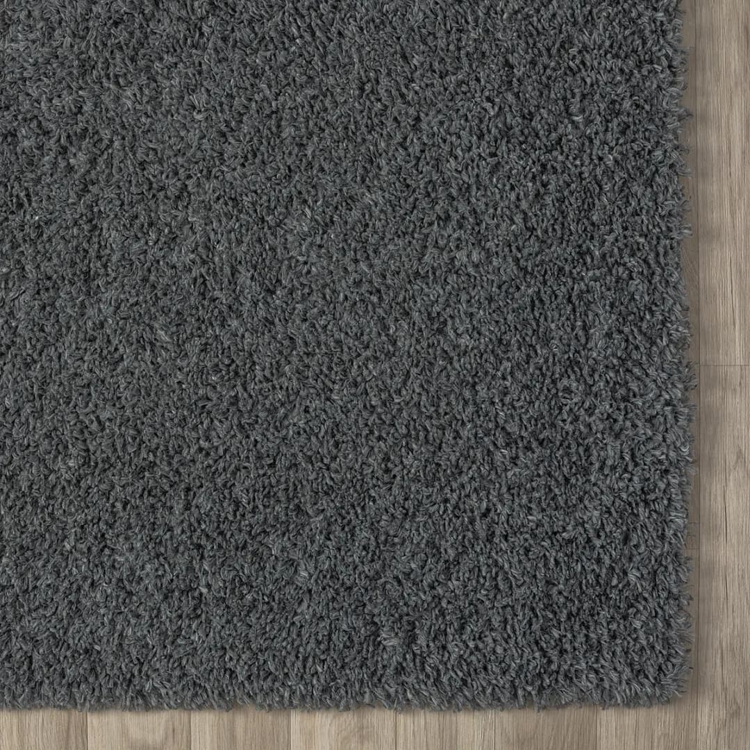 Hochflorteppich 200 x 290cm Grau | Grau