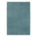 Hochflorteppich 160 x 230cm Blau/Hellblau | Blau