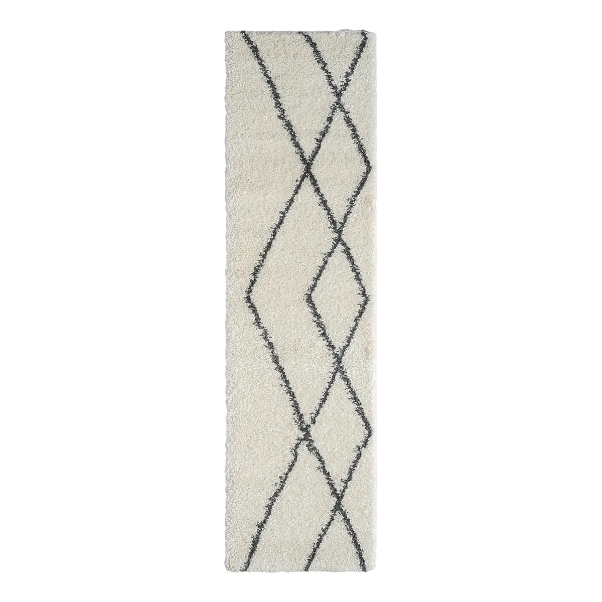 Hochflorteppich 80 x 300cm Beige | Beige