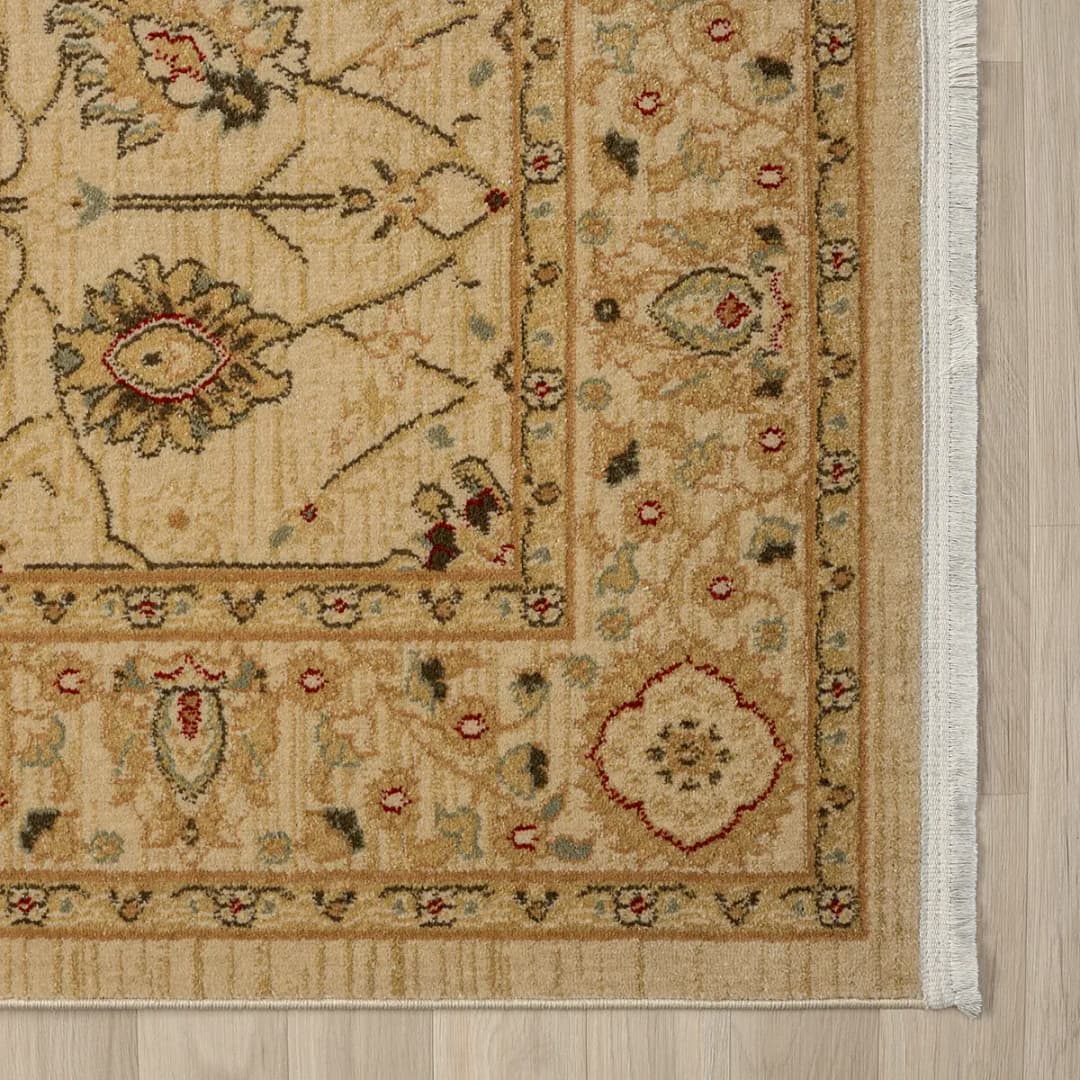 Kurzflorteppich Maryam II Beige 200 x 290cm Mischgewebe | Beige
