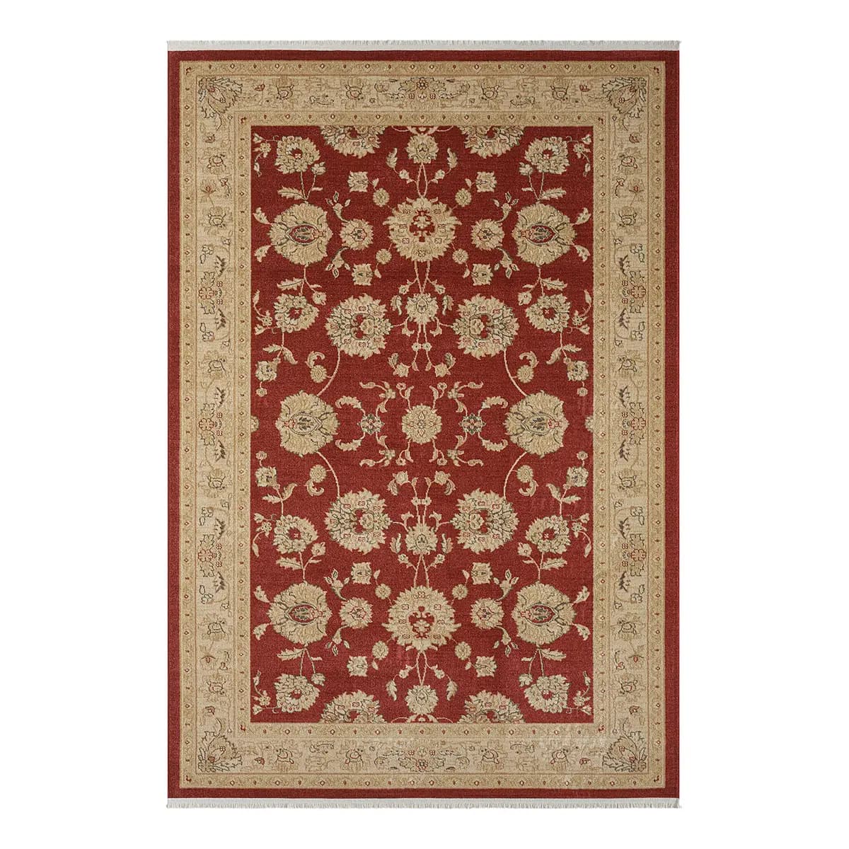 Kurzflorteppich Maryam III Rot 160 x 230cm Mischgewebe | Rot