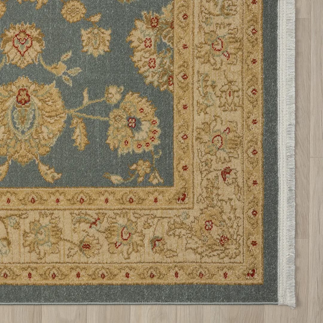 Kurzflorteppich Maryam V | Blau
