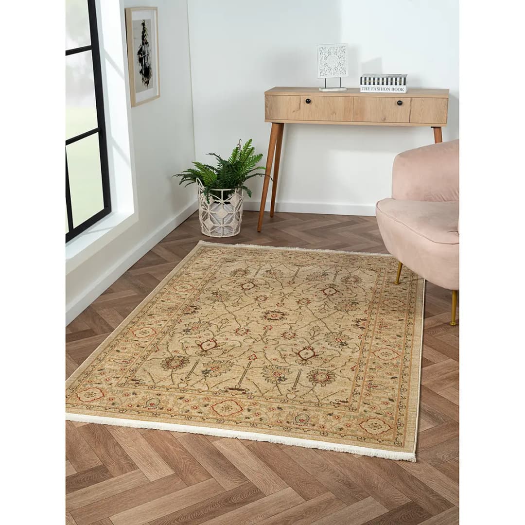 Kurzflorteppich Maryam II Beige 140 x 200cm | Beige