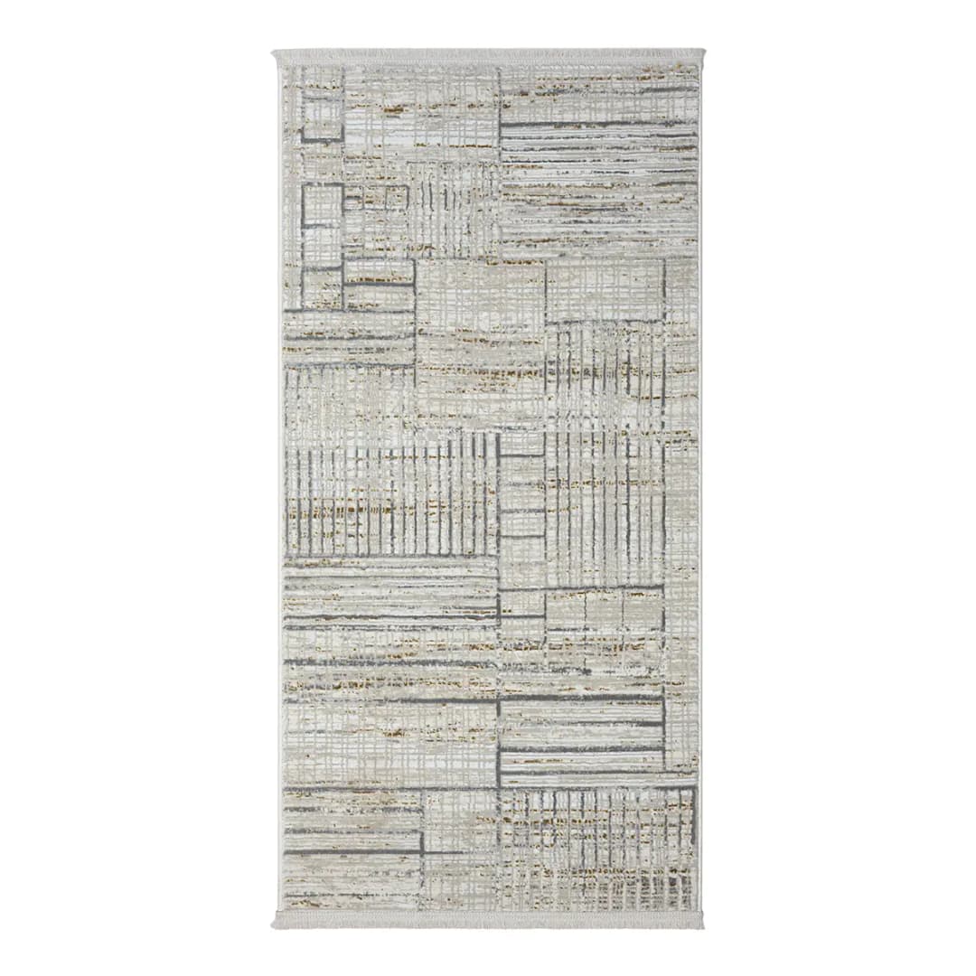Kurzflorteppich Beige 80 x 150cm Mischgewebe | Beige
