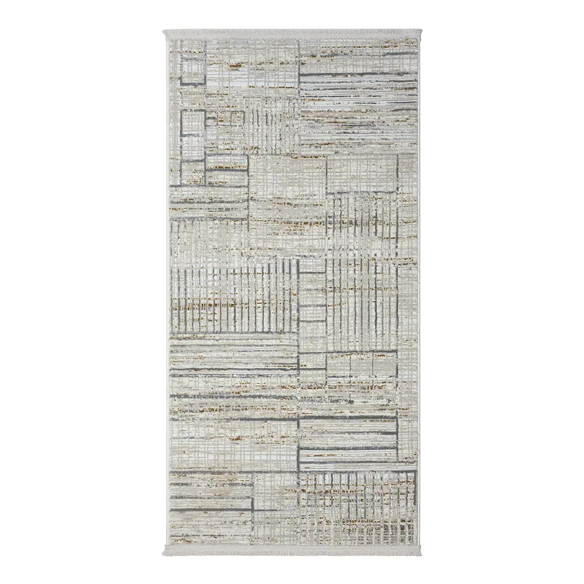Kurzflorteppich Beige 80 x 150cm Mischgewebe | Beige