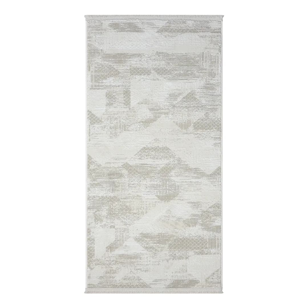 Kurzflorteppich Beige 80 x 150cm Mischgewebe | Beige