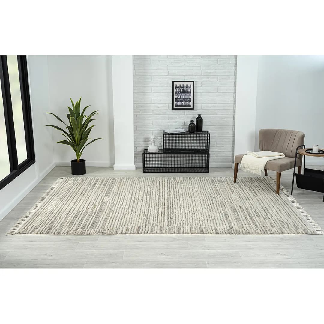 Kurzflorteppich Enya II Beige 200 x 290cm Mischgewebe | Beige