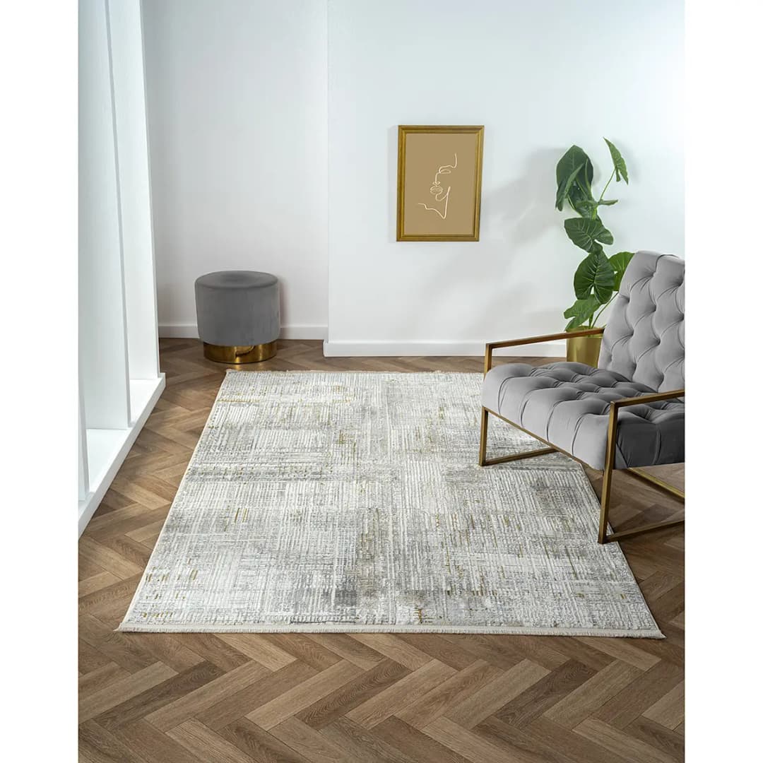 Kurzflorteppich Beige 160 x 230cm Mischgewebe | Beige