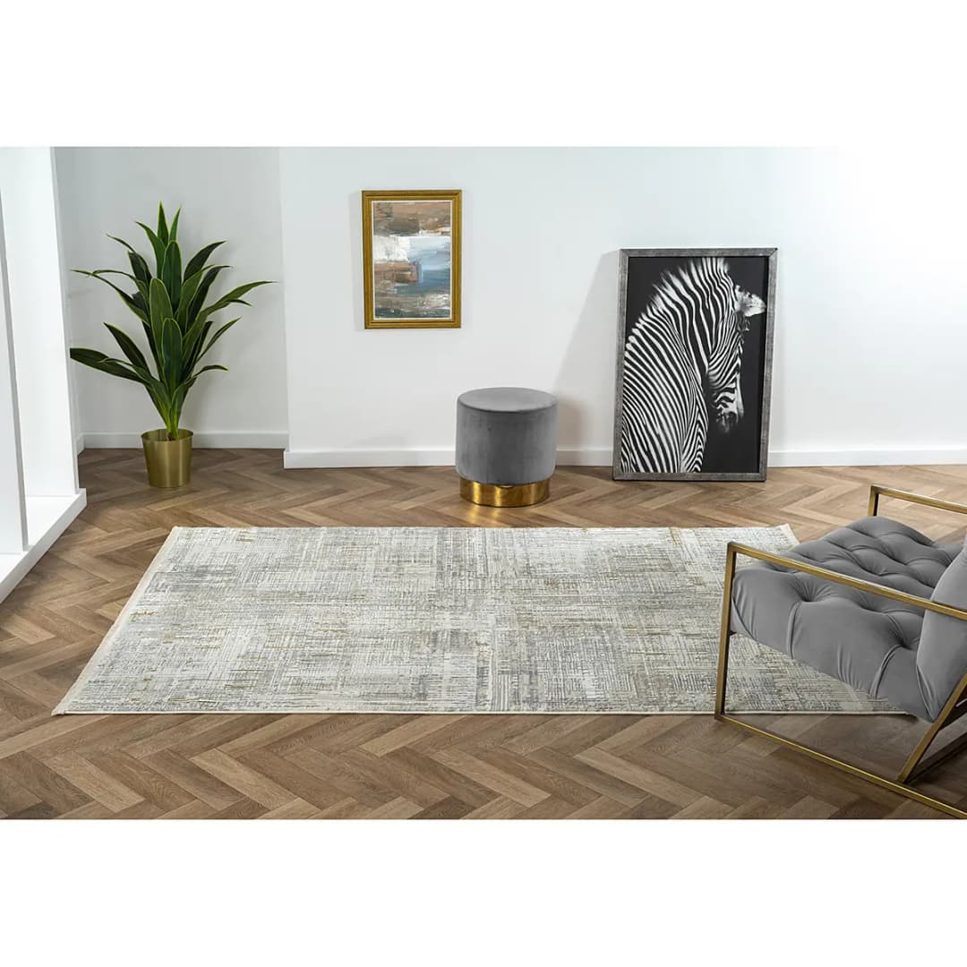 Kurzflorteppich Beige 160 x 230cm Mischgewebe | Beige
