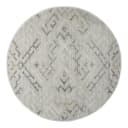 Kurzflorteppich Beige 120 x 120cm Mischgewebe | Beige