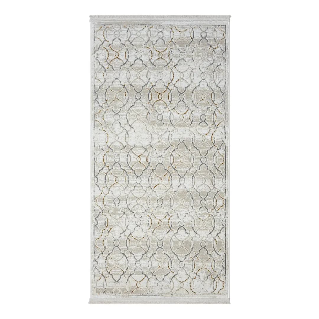 Kurzflorteppich Beige 80 x 150cm Mischgewebe | Beige