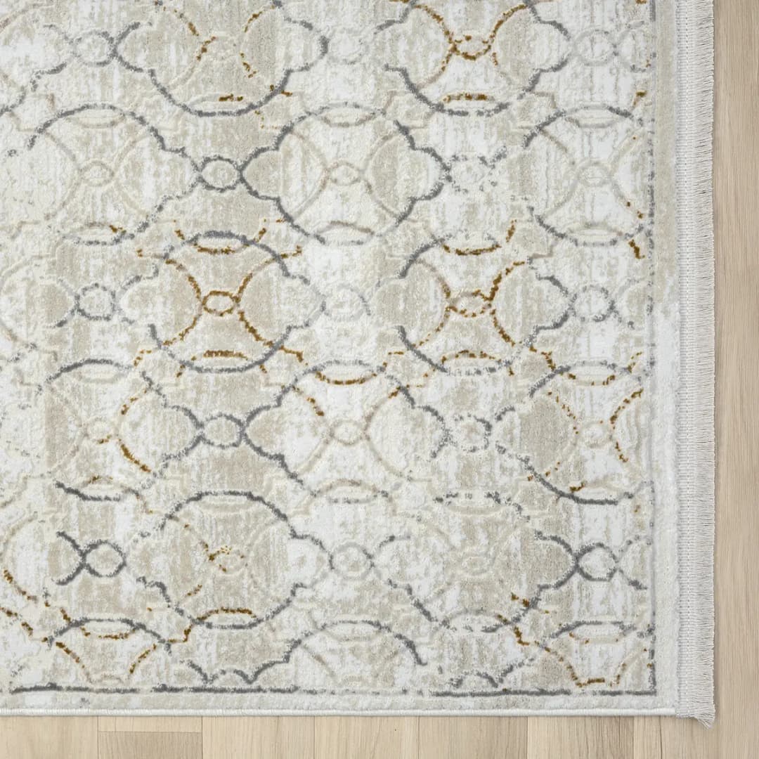 Kurzflorteppich Beige 80 x 150cm Mischgewebe | Beige