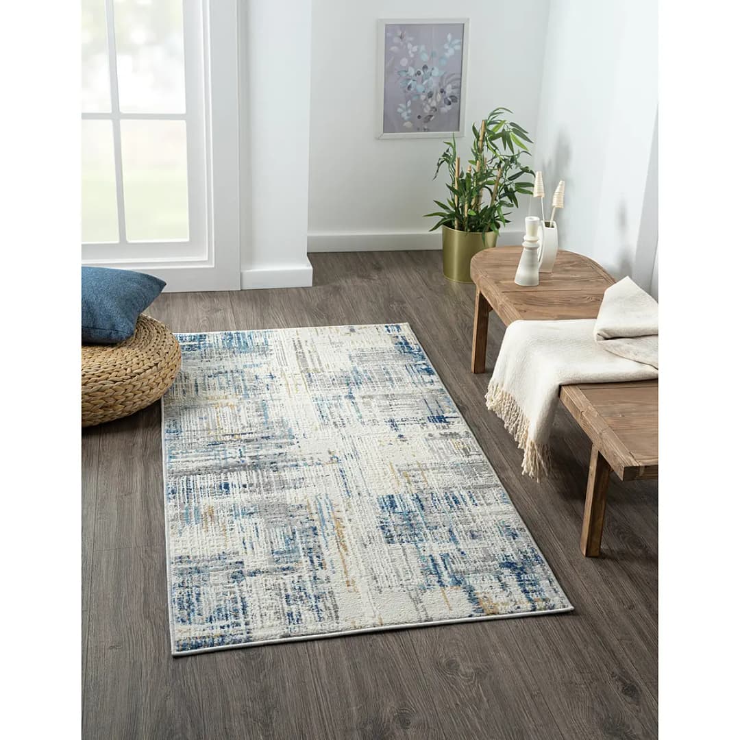 Kurzflorteppich Beige 80 x 150cm Mischgewebe | Beige