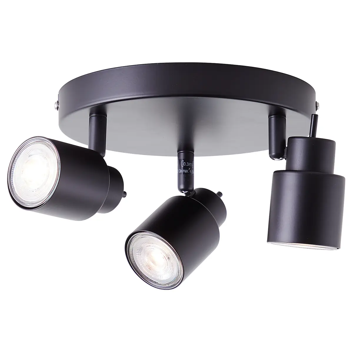 LED-Deckenleuchte | Schwarz