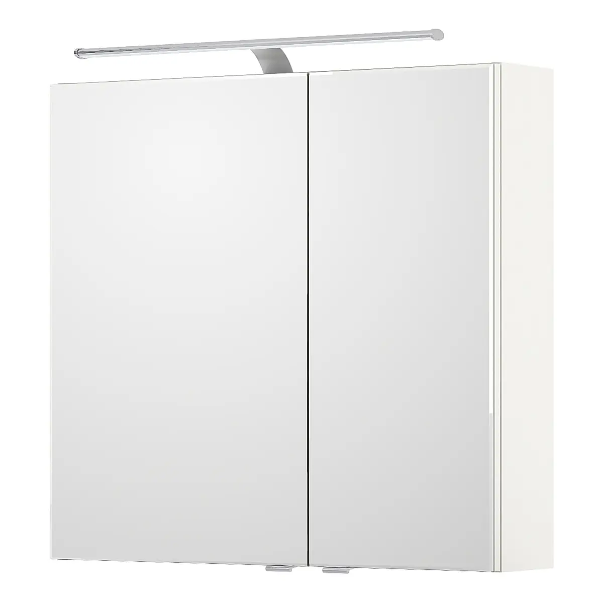 Spiegelschrank 6005 75cm Weiß/Hochglanz Weiß | Weiß
