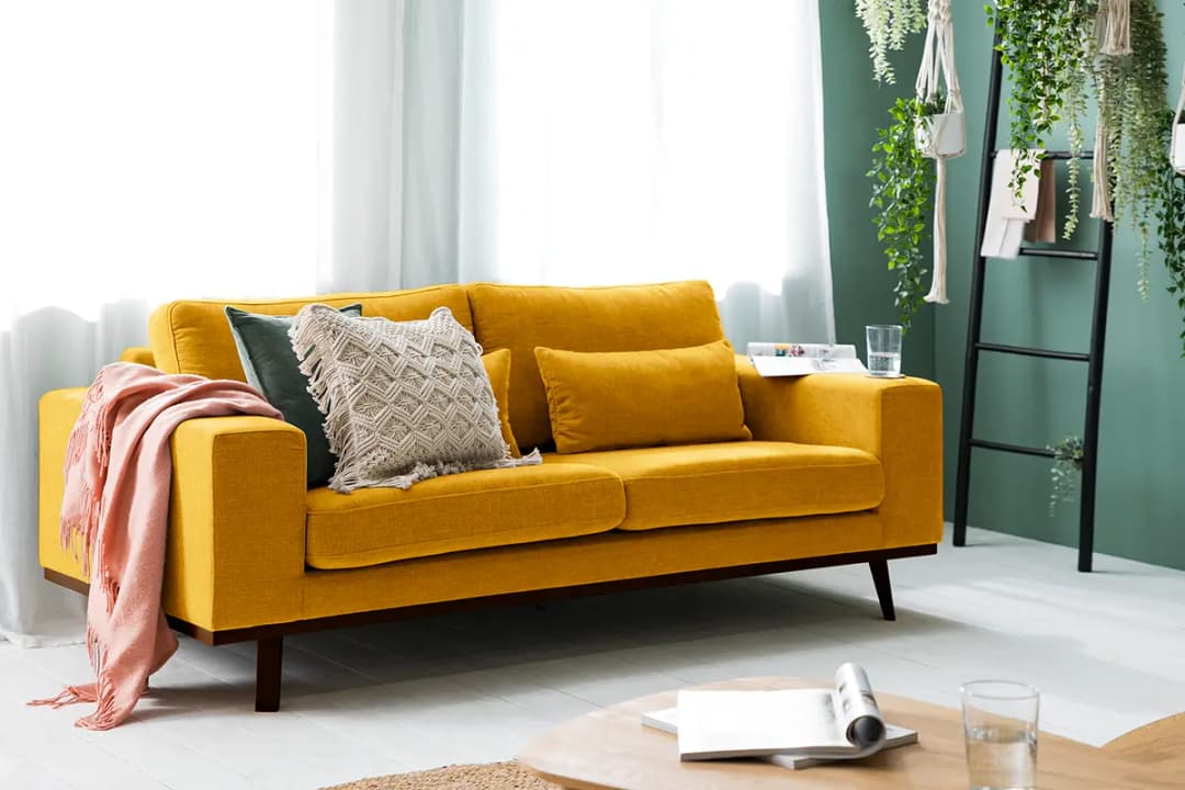 2-Sitzer Sofa Cieli | Gelb
