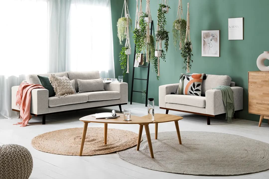 2-Sitzer Sofa Cieli | Grau
