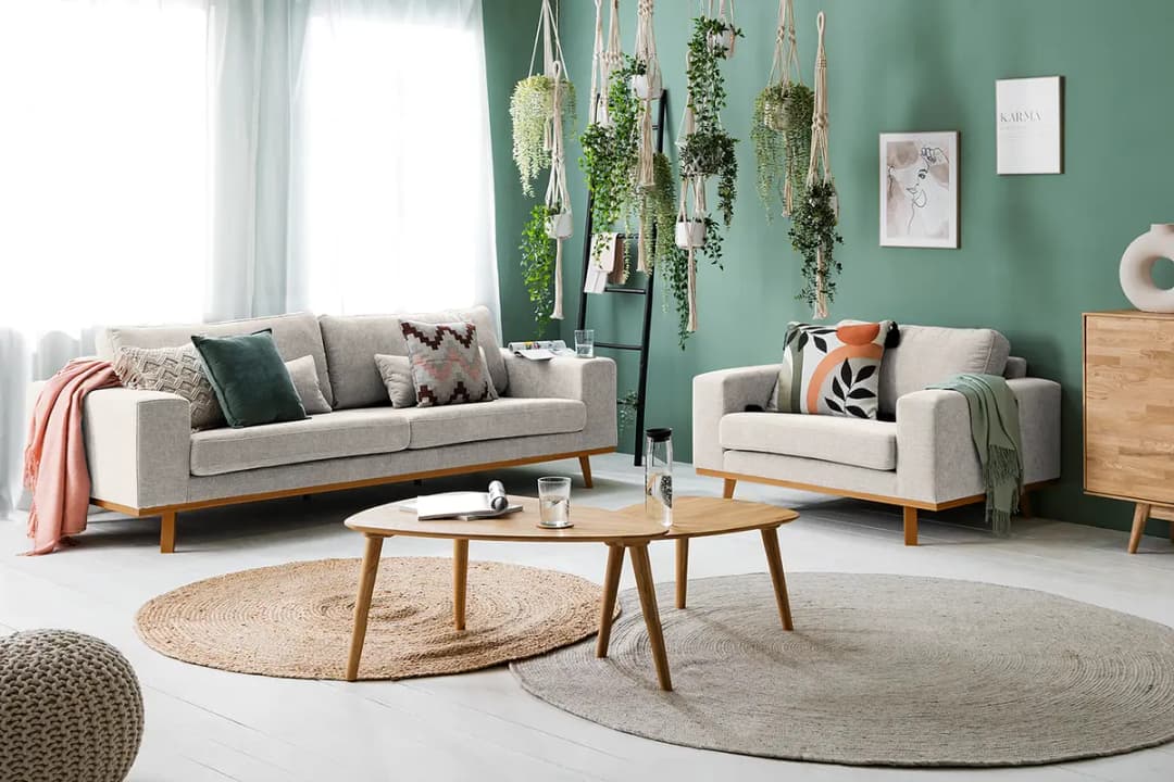 3-Sitzer Sofa Cieli | Grau