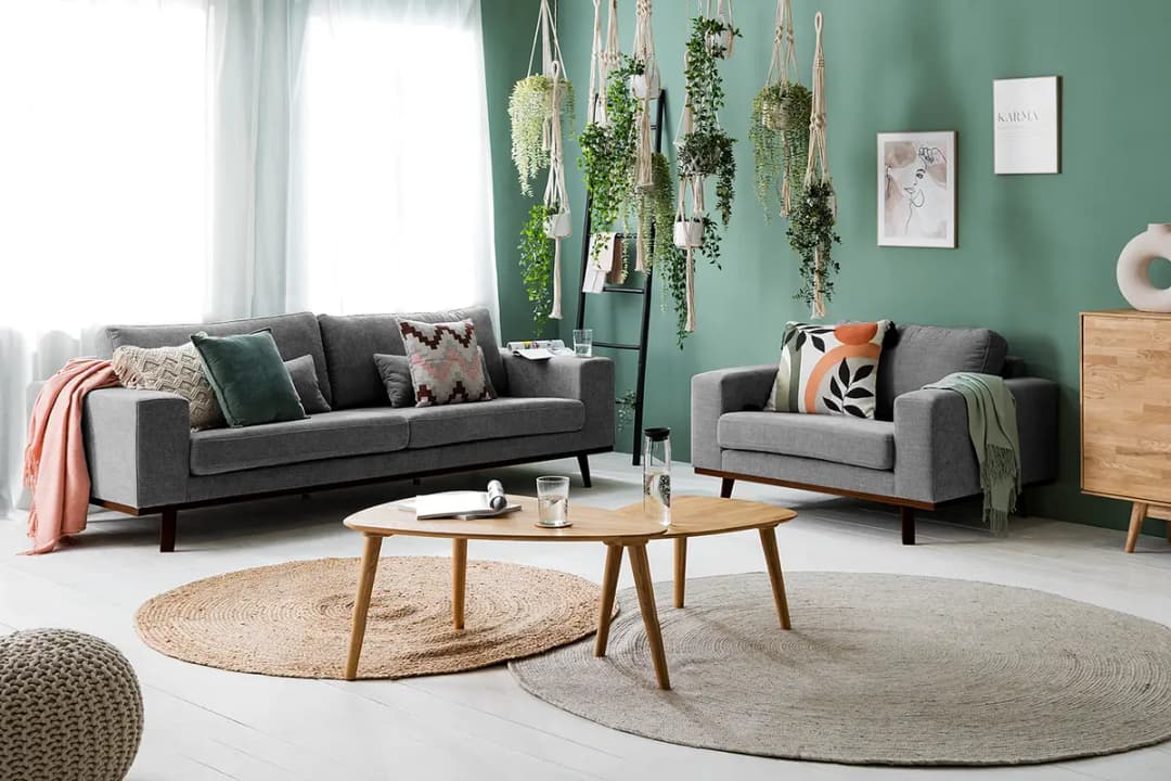 3-Sitzer Sofa Cieli | Grau