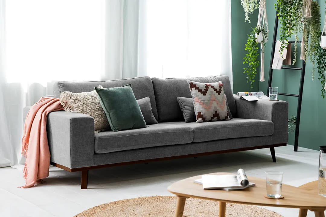 3-Sitzer Sofa Cieli | Grau