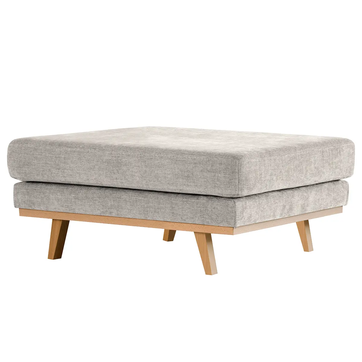 Polsterhocker Cieli | Grau
