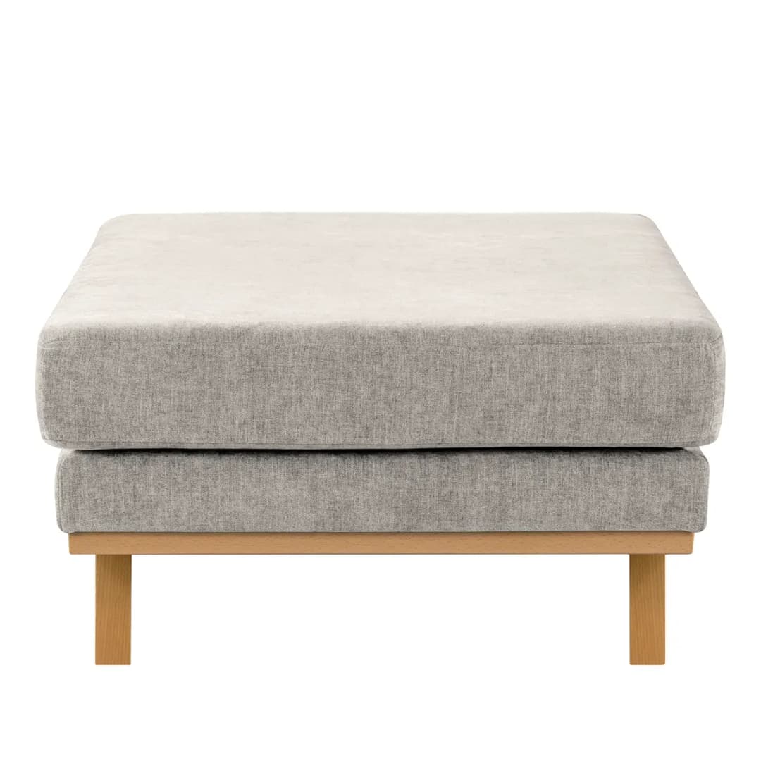 Polsterhocker Cieli | Grau