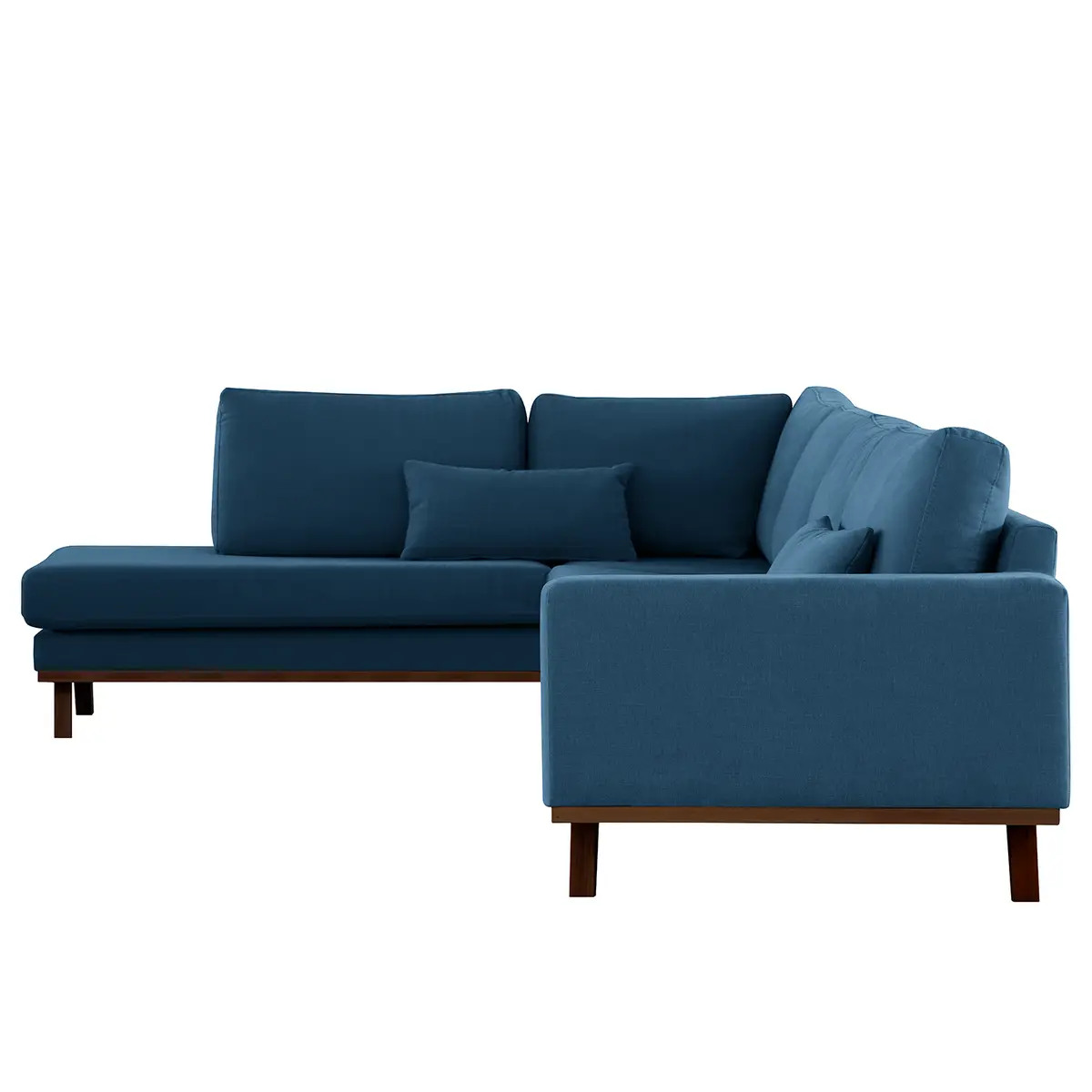 Ecksofa mit Ottomane Vele | Blau