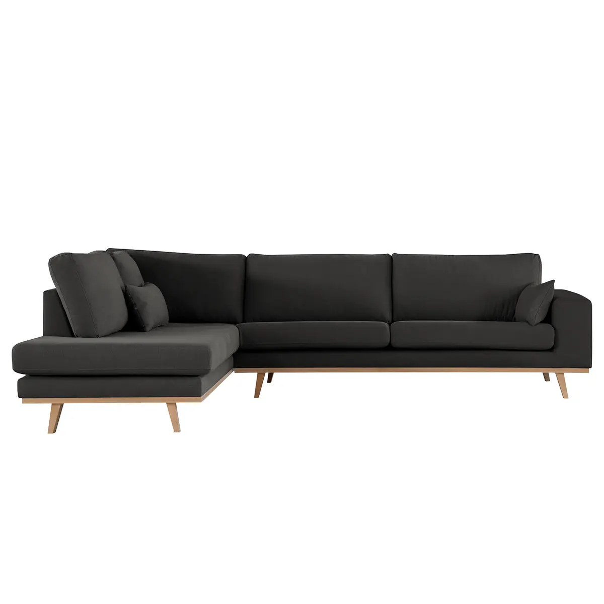 Ecksofa mit Ottomane Vele | Grau
