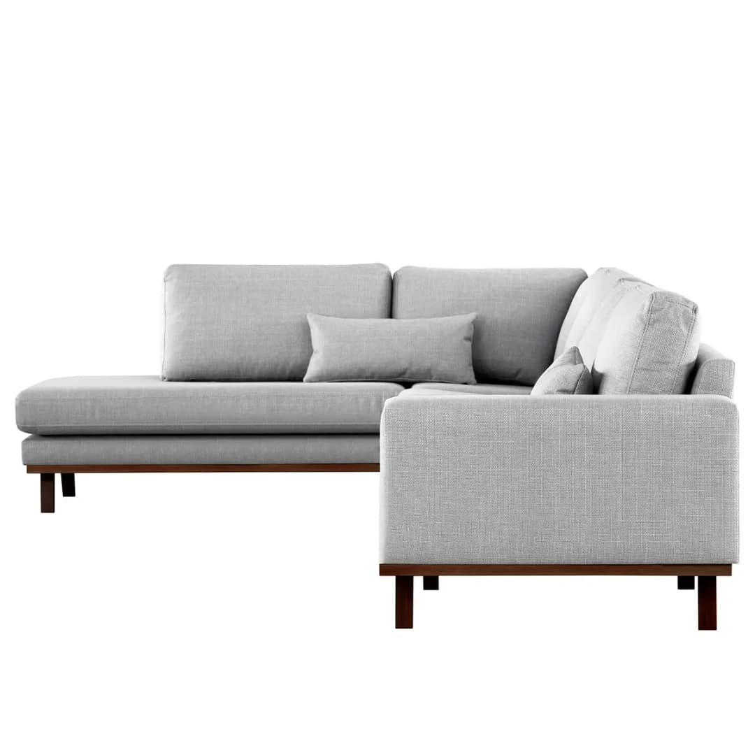 Ecksofa Otrera | Grau
