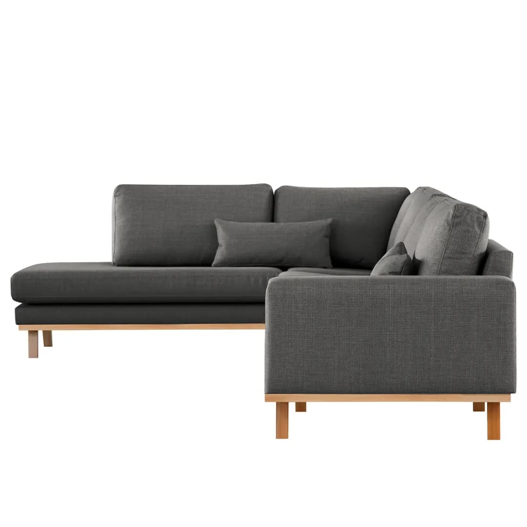 Ecksofa Otrera | Grau