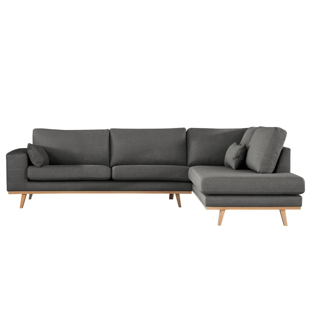 Ecksofa Otrera | Grau
