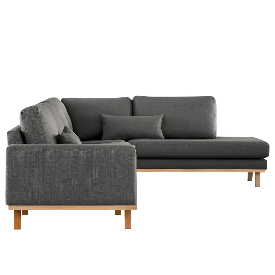 Ecksofa Otrera | Grau