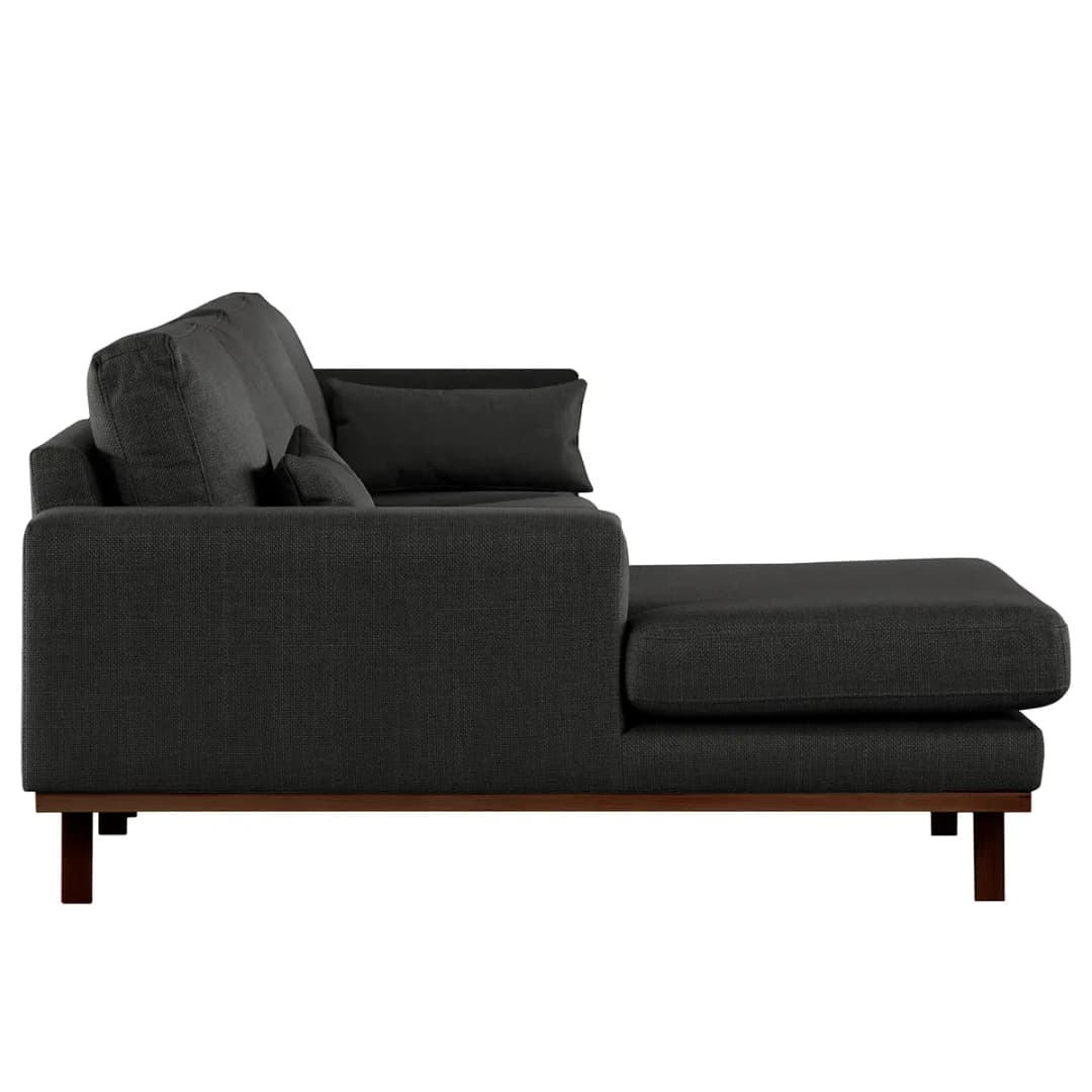 Ecksofa Otrera | Grau