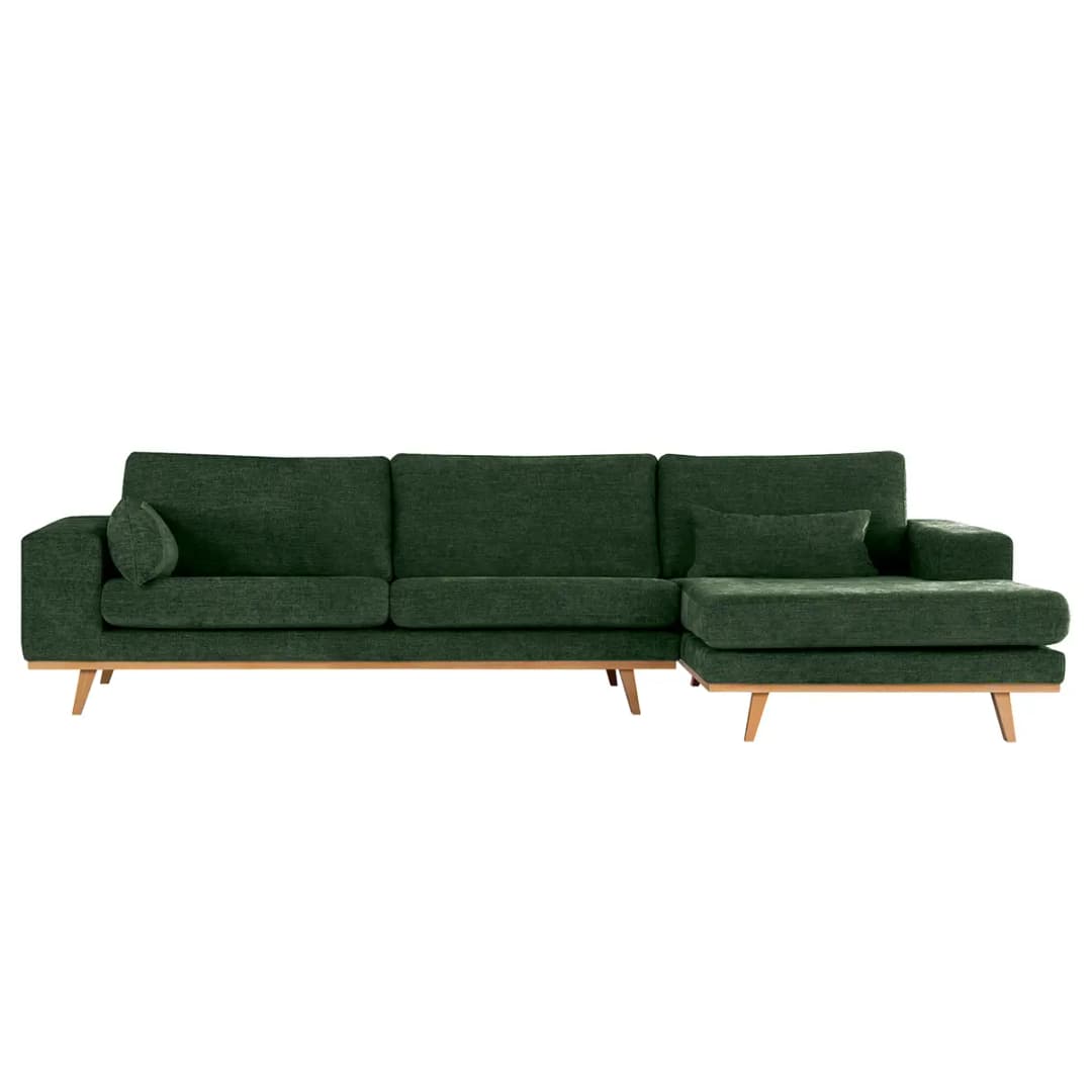 Ecksofa Cieli | Grün