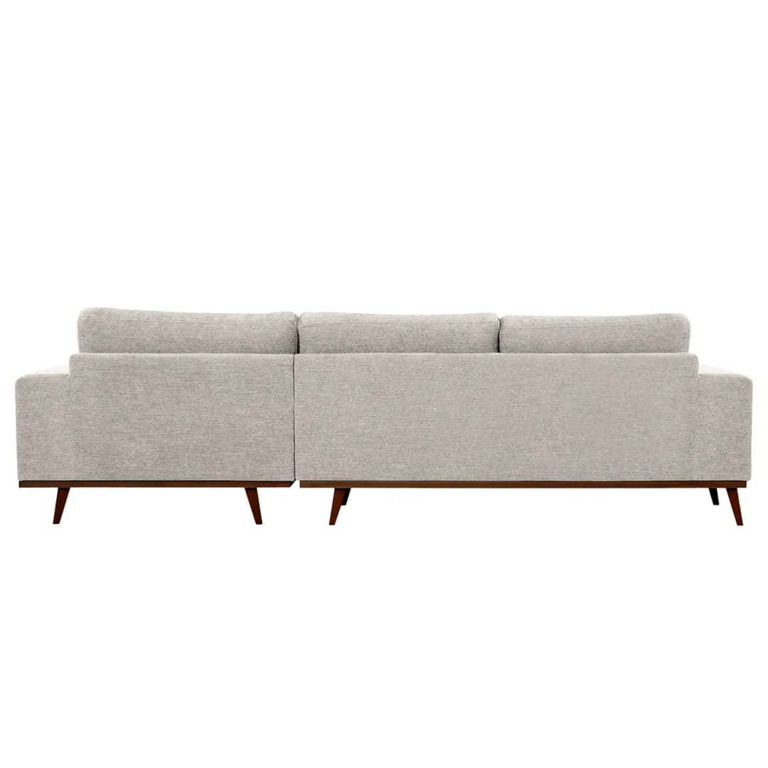 Mørteens Ecksofa mit Longchair Cieli | Grau