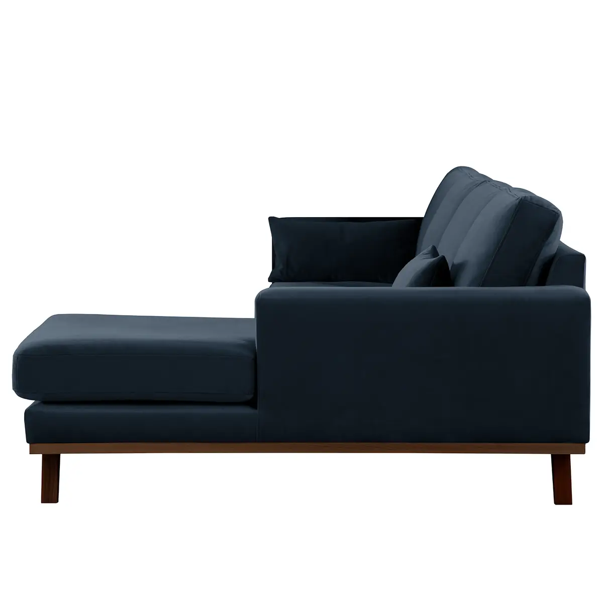 Ecksofa mit Longchair Sadia | Blau