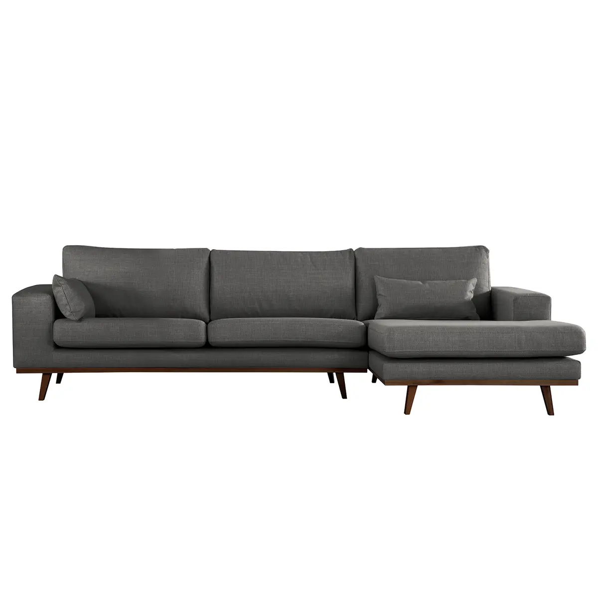 Ecksofa Otrera | Grau