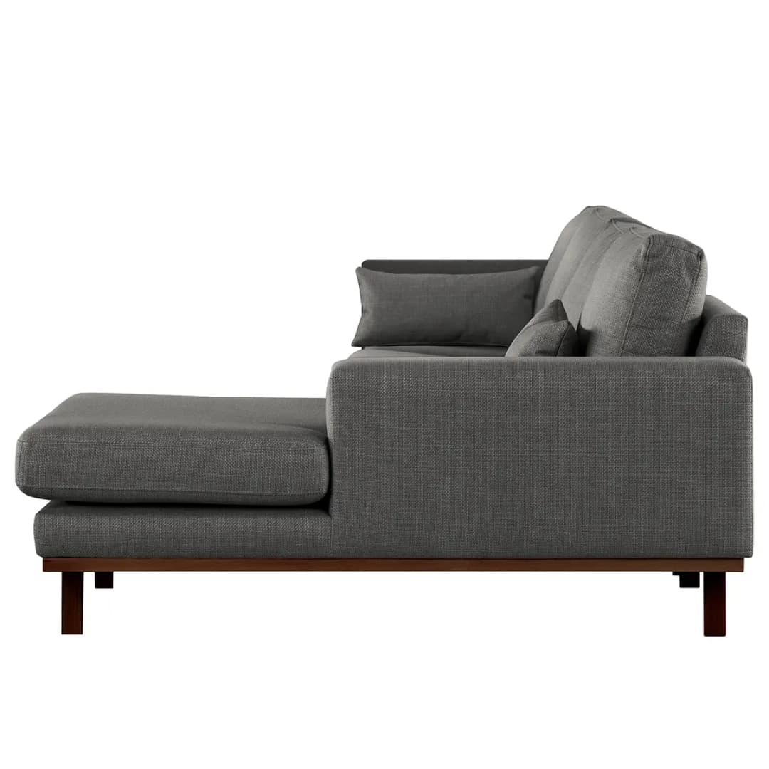 Ecksofa Otrera | Grau