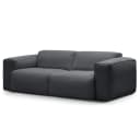 2-Sitzer Sofa Grau Webstoff Saia | Grau