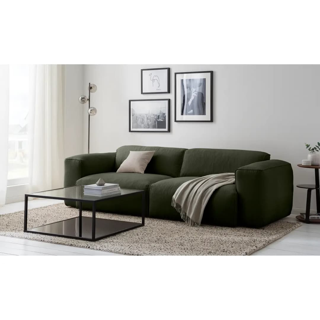 3-Sitzer Sofa Saia | Grün